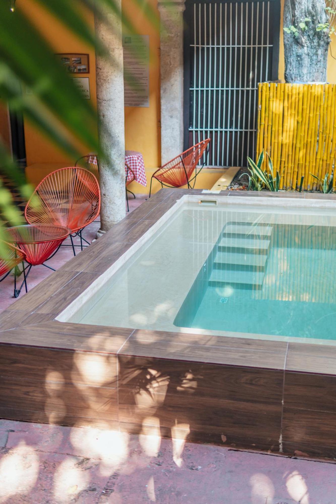 Hotel Santiago Merida Bagian luar foto